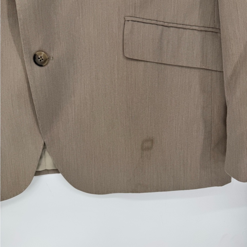 The Savile Row Company Men's  Taupe Suit Jacket Blazer Size 48 Long - Picture 3 of 5